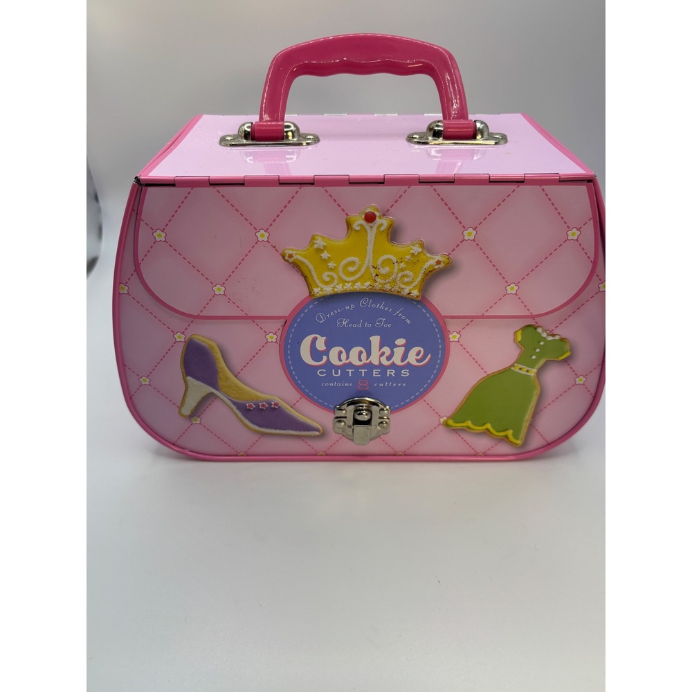 Williams Sonoma Cookie Cutters Dress Up Clothes Tin Set 7 Princess Fashion